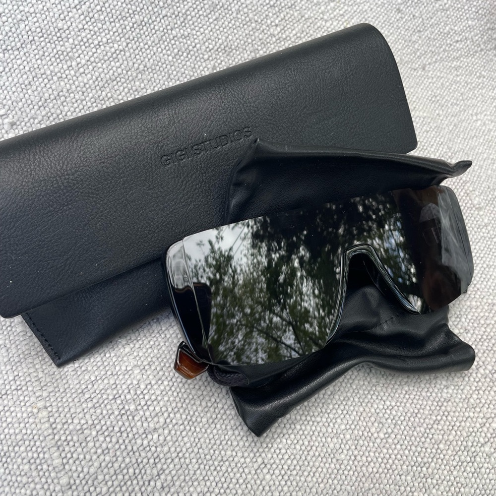 Gigi Studios Black Rosalia Sunglasses